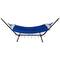 100" x 41" Hammock with Netted Fringe & Wooden Bars